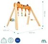 Drewniany stojak edukacyjny dla niemowląt – Baby Gym z Podgląd zdjęcia produktu 8