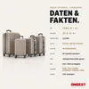 ONBEST Hartschalen Koffer Set | 4-teilig | Champagner | mit Produktbild-Vorschau 12