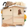 BEESI Hummelhaus groß inkl. Vorbau und Wachsmottenspere & Produktbild-Vorschau 1