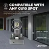 Ledvion LED Wandlampe Mit Sensor GU10 Up&Down Licht IP44 Produktbild-Vorschau 3