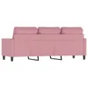 The back view of a pink sofa. Produktbild-Vorschau