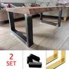 2er Stolové nohy Stolový rám Stolové behúne Oceľ 60x40 cm Náhľad obrázku produktu 5