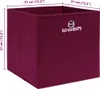 vidaXL Boîtes de rangement 4 pcs. Rouge foncé 32x32x32cm Voir les images du produit 4