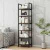 Regał Na Książki Biblioteczka Wąski Wysoki Loft Industrial Podgląd zdjęcia produktu 2