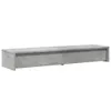 A long, rectangular monitor stand with a concrete-like finish, presented against a white background. Náhľad obrázku produktu