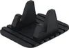A black silicone phone holder for a car. Voir les images du produit