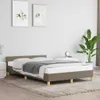 vidaXL Bettgestell ohne Matratze Taupe 120x200 cm Stoff Produktbild-Vorschau 2