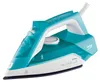 A studio shot of a teal and white steam iron against a white background. Podgląd zdjęcia produktu