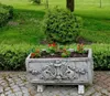 Casa Padrino Barock Blumenkübel Antik Grau 36 x 81 x H. 43 Produktbild-Vorschau 1