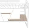 Hochbett mit Rausfallschutz, Lattenrost und Schreibtischh, Produktbild-Vorschau 9