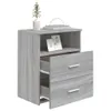 vidaXL Nachttisch Grau Sonoma 50x32x60 cm -  Nachttische Produktbild-Vorschau 5