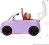 A Barbie car with two dolls inside, shown from the side against a white background. Produktbild-Vorschau