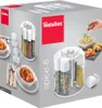 metaltex Gewürzständer Spice 8 unbestückt rund weiß Produktbild-Vorschau 2