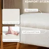 HOMCOM Sitzbank mit Stauraum Polsterbank mit Fleece-Optik, Produktbild-Vorschau 5