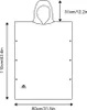 Flintronic Mikrofaser Poncho, 110 * 80cm Quick Dry Produktbild-Vorschau 3