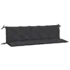 vidaXL Coussins de banc de jardin 2 pcs. noir 180x50x7 cm Voir les images du produit 12