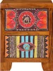 vidaXL Nachttisch 35x35x45 cm Massivholz Akazie Produktbild-Vorschau 1