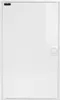 A white electrical distribution box with a circular handle on the right side and a small black label on the top left. Produktbild-Vorschau