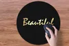 MuchoWow® Mauspad Mousepad Zitat - Schönheit - Schwarz - Produktbild-Vorschau 3