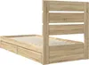 Aufbewahrungsbett Sonoma-Eiche 90 x 200 cm Holzwerkstoff Produktbild-Vorschau 10