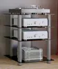 Hifi nábytek Rack Alu Glass Phono Media Rack Bilus Náhled obrázku produktu 7