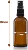 5 x 30ml Sprühflasche, Braunglas, schwarzer Zerstäuber Produktbild-Vorschau 2