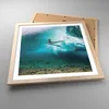 Gerahmtes Poster - Rahmen in heller Eiche - Surfen Produktbild-Vorschau 3
