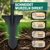 Wurzelspaten mit Wurzelsäge 120cm – Gartenspaten für harte Produktbild-Vorschau 2