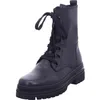 A black lace-up boot on a white background. Produktbild-Vorschau