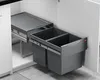 Collecteur de déchets Hailo 3641521 Raumspar-Tandem 2x 18 Voir les images du produit 1