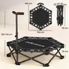 SPORTNOW Fitness trampoline, inklapbaar, diameter 104 cm. Productafbeelding-voorbeeld 3