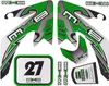 Aufkleber Set X - Grün Pit Bike Dirt Bike HMParts Produktbild-Vorschau 1