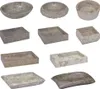 vidaXL Waschbecken Grau 53x40x15 cm Marmor Produktbild-Vorschau 9