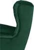 Grün Ohrensessel aus Velours Falco 86 cm Sessel mit Produktbild-Vorschau 5