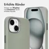 Accezz MagSafe Leather Backcover iPhone 15 - Light Grey Produktbild-Vorschau 4