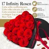 17 Infinity Rosen, Ewige Rot Rose Geschenke für Frauen, Produktbild-Vorschau 2