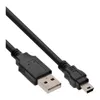 InLine® USB 2.0 Mini-Kabel, USB A Stecker an Mini-B Stecker Produktbild-Vorschau 2