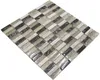 Glasmosaik mit Naturstein XIC S1252 mix graugrün 32,2x31 cm Produktbild-Vorschau 5