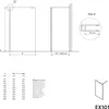 Duschabtrennung Walk-In Nano Echtglas EX101 - Klarglas - 10 Produktbild-Vorschau 7