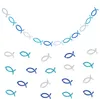 Oblique Unique Fisch Deko Set für Taufe Kommunion Produktbild-Vorschau 1