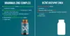A split image comparing two types of zinc supplements, with text descriptions and product images. Anteprima dell’immagine prodotto