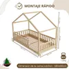 Cama infantil Crazy Pine de 90x190 cm – Cama para niños Vista previa de la imagen del producto 2