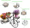 Mosaik Blumenständer, Blumentreppe Metall in Fahrrad Form, Produktbild-Vorschau 5