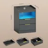 Mondeer Nachttisch mit LED-Beleuchtung & USB-Ladestation, Produktbild-Vorschau 8