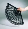 Spitzenfächer, ca. 23 cm, schwarz Produktbild-Vorschau 2