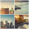 Gerahmtes Poster - Rahmen in heller Eiche - New York Brücke Produktbild-Vorschau 9