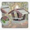 Karmnik Dla Ptaków Stojący Drewniany Duży Solidny Na Balkon Podgląd zdjęcia produktu 11