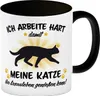 Ich arbeite hart für das Luxusleben meiner Katze Haustier Produktbild-Vorschau 1