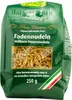 A bag of Rapunzel Faden Suppennudeln Vollkorn pasta. Produktbild-Vorschau