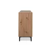 Kommode Ted 120cm 3 Türen - Eiche/schwarz Produktbild-Vorschau 7